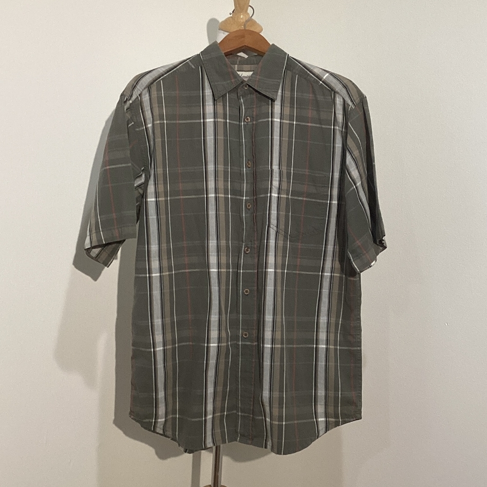 Field Master Men's Short Sleeves Button Down Shirt